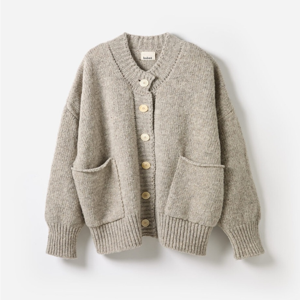 Babaa no11 cardigan in mist (SOLD OUT ONLINE)